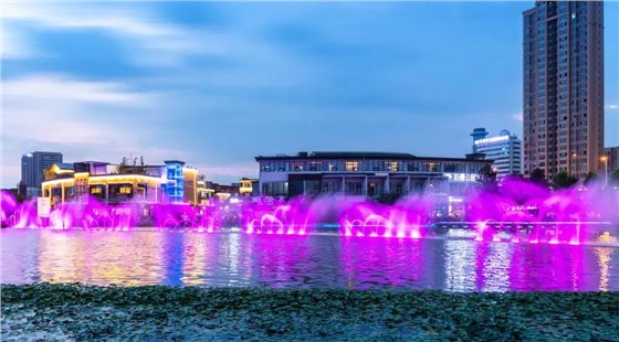 信達電通&mdash;西安高新區噴泉燈光秀