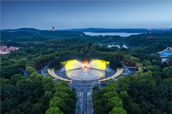 景區(qū)景觀亮化效果圖-信達電通