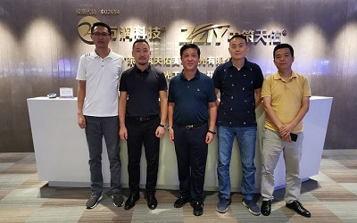 信達(dá)電通赴中筑天佑考察